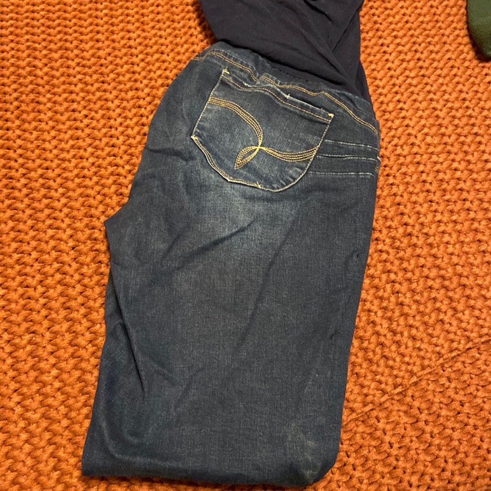 Maternity skinny jeans XL fit size 12/14